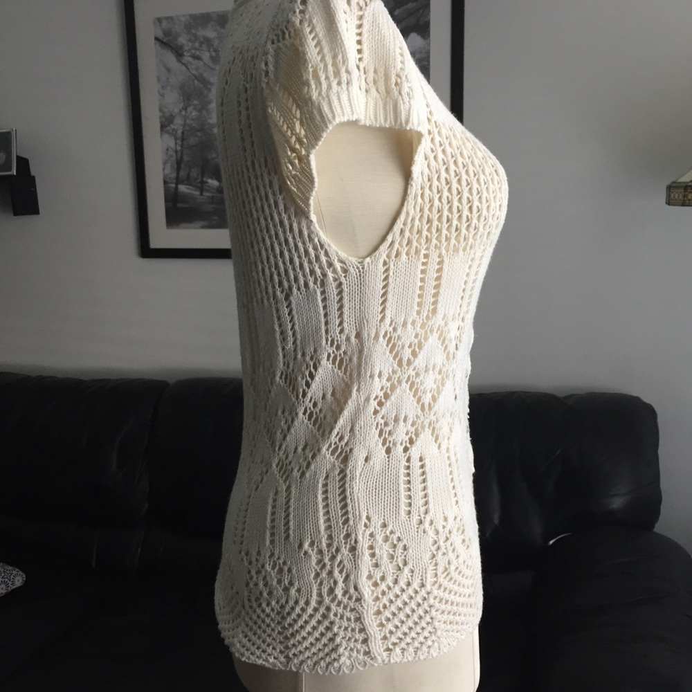 Charlotte Tatantola Crochet Cardigan, short sleeve - Picture 3 of 8